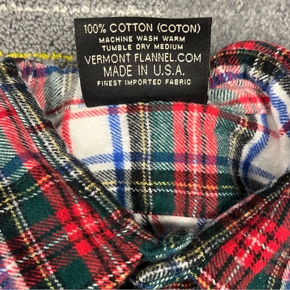 Vermont Flannel Co. Plaid Flannel  Long Sleeve Shirt Mens Size Small Button Down - Picture 6 of 11